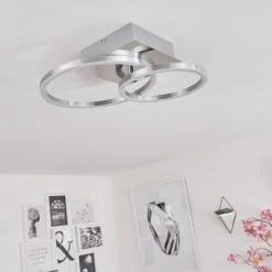 Hofstein Buren Deckenleuchte LED Nickel-Matt, 1-flammig 28 Hofstein Buren Deckenleuchte LED Nickel-Matt, 1-flammig -LED Leuchten Verkäufe 2022 buren deckenleuchte h3446713 13