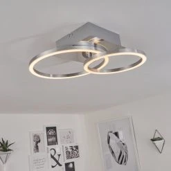 Hofstein Buren Deckenleuchte LED Nickel-Matt, 1-flammig 29 Hofstein Buren Deckenleuchte LED Nickel-Matt, 1-flammig -LED Leuchten Verkäufe 2022 buren deckenleuchte h3446713 14