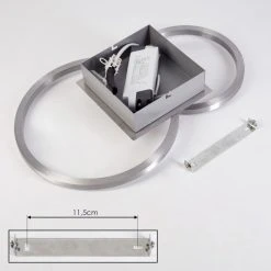 Hofstein Buren Deckenleuchte LED Nickel-Matt, 1-flammig 19 Hofstein Buren Deckenleuchte LED Nickel-Matt, 1-flammig -LED Leuchten Verkäufe 2022 buren deckenleuchte h3446713 4