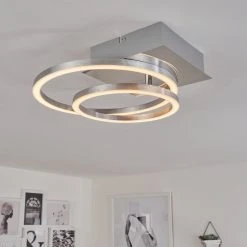 Hofstein Buren Deckenleuchte LED Nickel-Matt, 1-flammig 23 Hofstein Buren Deckenleuchte LED Nickel-Matt, 1-flammig -LED Leuchten Verkäufe 2022 buren deckenleuchte h3446713 8