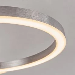 Hofstein Buren Deckenleuchte LED Nickel-Matt, 1-flammig -LED Leuchten Verkäufe 2022 buren deckenleuchte h3446737 12