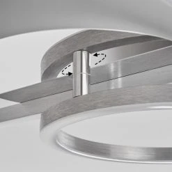 Hofstein Buren Deckenleuchte LED Nickel-Matt, 1-flammig -LED Leuchten Verkäufe 2022 buren deckenleuchte h3446737 2