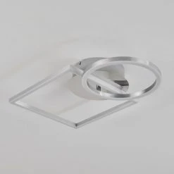 Hofstein Buren Deckenleuchte LED Nickel-Matt, 1-flammig -LED Leuchten Verkäufe 2022 buren deckenleuchte h3446737 7