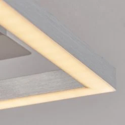 Hofstein Buren Deckenleuchte LED Nickel-Matt, 1-flammig -LED Leuchten Verkäufe 2022 buren deckenleuchte h3446751 12