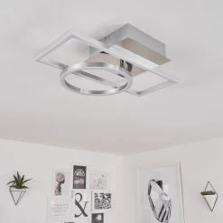 Hofstein Buren Deckenleuchte LED Nickel-Matt, 1-flammig 23 Hofstein Buren Deckenleuchte LED Nickel-Matt, 1-flammig -LED Leuchten Verkäufe 2022 buren deckenleuchte h3447451 11