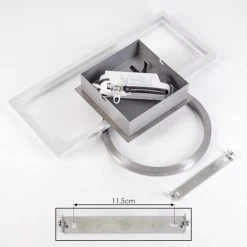 Hofstein Buren Deckenleuchte LED Nickel-Matt, 1-flammig 16 Hofstein Buren Deckenleuchte LED Nickel-Matt, 1-flammig -LED Leuchten Verkäufe 2022 buren deckenleuchte h3447451 4