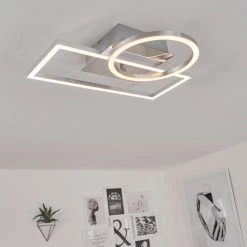 Hofstein Buren Deckenleuchte LED Nickel-Matt, 1-flammig 20 Hofstein Buren Deckenleuchte LED Nickel-Matt, 1-flammig -LED Leuchten Verkäufe 2022 buren deckenleuchte h3447451 8