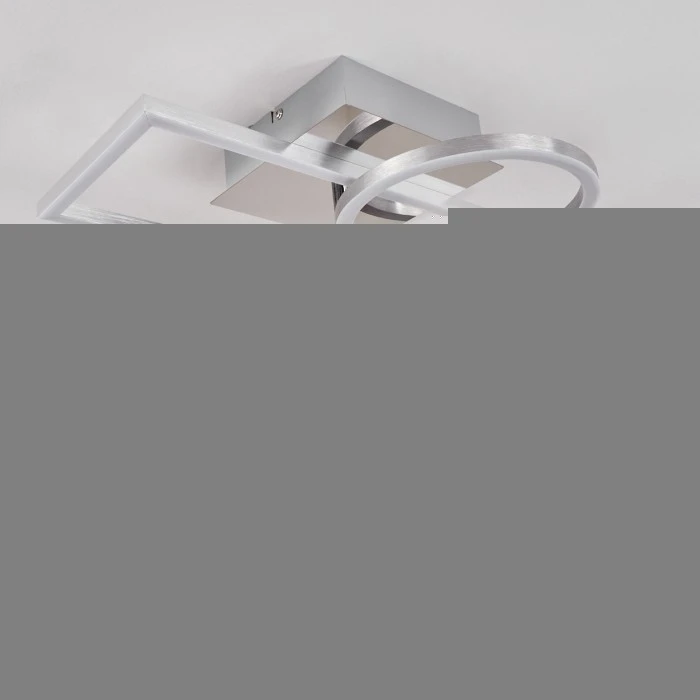 Hofstein Buren Deckenleuchte LED Nickel-Matt, 1-flammig 10 Hofstein Buren Deckenleuchte LED Nickel-Matt, 1-flammig – Bild 10