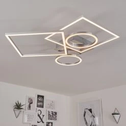 Hofstein Buren Deckenleuchte LED Nickel-Matt, 1-flammig -LED Leuchten Verkäufe 2022 buren deckenleuchte h3447512 6