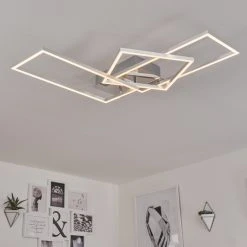 Hofstein Buren Deckenleuchte LED Nickel-Matt, 1-flammig 16 Hofstein Buren Deckenleuchte LED Nickel-Matt, 1-flammig -LED Leuchten Verkäufe 2022 buren deckenleuchte h3447536 6