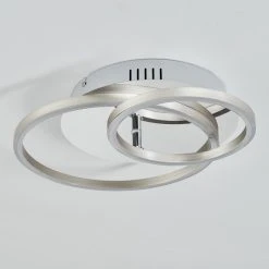 Hofstein Buren Deckenleuchte LED Chrom, Aluminium, 1-flammig -LED Leuchten Verkäufe 2022 buren deckenleuchte h3561225 7