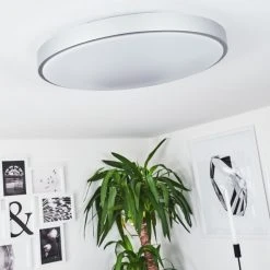 Hofstein Buris Deckenpanel LED Silber, 1-flammig, Fernbedienung -LED Leuchten Verkäufe 2022 buris deckenpanel h3457733 4