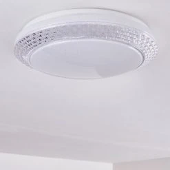 Hofstein Burton Deckenleuchte LED Wei&szlig;, 1-flammig -LED Leuchten Verkäufe 2022 burton deckenleuchte h3266243 do4 12