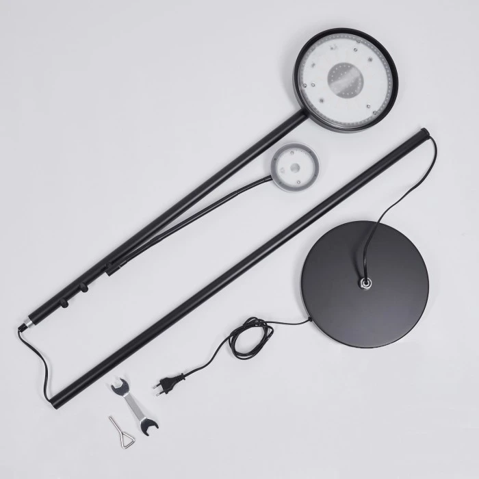 Hofstein Busswil Deckenfluter LED Schwarz, 2-flammig 5 Hofstein Busswil Deckenfluter LED Schwarz, 2-flammig – Bild 5