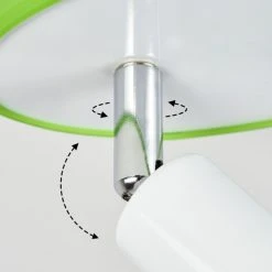 Hofstein Cabri Deckenleuchte LED Chrom, Gr&uuml;n, Wei&szlig;, 1-flammig -LED Leuchten Verkäufe 2022 cabri deckenleuchte h3551806 5