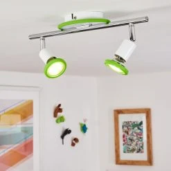 Hofstein Cabri Deckenleuchte LED Chrom, Grün, Weiß, 2-flammig 16 Hofstein Cabri Deckenleuchte LED Chrom, Grün, Weiß, 2-flammig -LED Leuchten Verkäufe 2022 cabri deckenleuchte h3551998 6