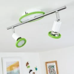 Hofstein Cabri Deckenleuchte LED Chrom, Grün, Weiß, 2-flammig 19 Hofstein Cabri Deckenleuchte LED Chrom, Grün, Weiß, 2-flammig -LED Leuchten Verkäufe 2022 cabri deckenleuchte h3551998 9