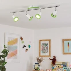 Hofstein Cabri Deckenleuchte LED Chrom, Grün, Weiß, 4-flammig 22 Hofstein Cabri Deckenleuchte LED Chrom, Grün, Weiß, 4-flammig -LED Leuchten Verkäufe 2022 cabri deckenleuchte h3552049 10