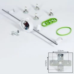 Hofstein Cabri Deckenleuchte LED Chrom, Grün, Weiß, 4-flammig 16 Hofstein Cabri Deckenleuchte LED Chrom, Grün, Weiß, 4-flammig -LED Leuchten Verkäufe 2022 cabri deckenleuchte h3552049 4