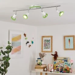 Hofstein Cabri Deckenleuchte LED Chrom, Grün, Weiß, 4-flammig 18 Hofstein Cabri Deckenleuchte LED Chrom, Grün, Weiß, 4-flammig -LED Leuchten Verkäufe 2022 cabri deckenleuchte h3552049 6