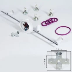 Hofstein Cabri Deckenleuchte LED Chrom, Weiß, Lila, 4-flammig 16 Hofstein Cabri Deckenleuchte LED Chrom, Weiß, Lila, 4-flammig -LED Leuchten Verkäufe 2022 cabri deckenleuchte h3552063 4