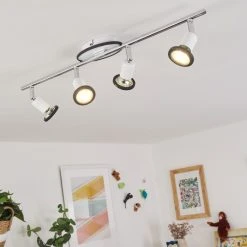 Hofstein Cabri Deckenleuchte LED Chrom, Schwarz, Wei&szlig;, 4-flammig -LED Leuchten Verkäufe 2022 cabri deckenleuchte h3552087 10