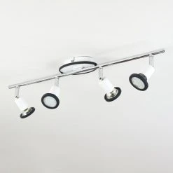 Hofstein Cabri Deckenleuchte LED Chrom, Schwarz, Wei&szlig;, 4-flammig -LED Leuchten Verkäufe 2022 cabri deckenleuchte h3552087 7