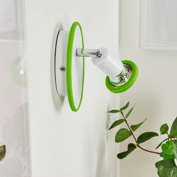 Hofstein Cabri Wandleuchte LED Chrom, Grün, Weiß, 1-flammig 2 Hofstein Cabri Wandleuchte LED Chrom, Grün, Weiß, 1-flammig – Bild 2