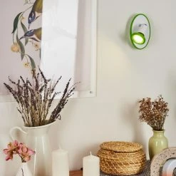 Hofstein Cabri Wandleuchte LED Chrom, Grün, Weiß, 1-flammig 20 Hofstein Cabri Wandleuchte LED Chrom, Grün, Weiß, 1-flammig -LED Leuchten Verkäufe 2022 cabri wandleuchte h3561164 8