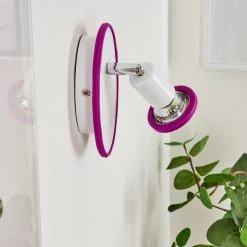 Hofstein Cabri Wandleuchte LED Chrom, Weiß, Lila, 1-flammig 23 Hofstein Cabri Wandleuchte LED Chrom, Weiß, Lila, 1-flammig -LED Leuchten Verkäufe 2022 cabri wandleuchte h3561188 11