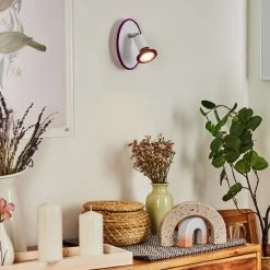 Hofstein Cabri Wandleuchte LED Chrom, Weiß, Lila, 1-flammig 18 Hofstein Cabri Wandleuchte LED Chrom, Weiß, Lila, 1-flammig -LED Leuchten Verkäufe 2022 cabri wandleuchte h3561188 6