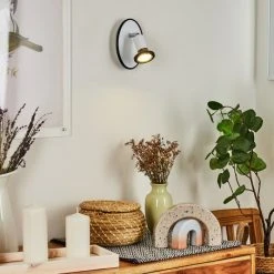 Hofstein Cabri Wandleuchte LED Chrom, Schwarz, Wei&szlig;, 1-flammig -LED Leuchten Verkäufe 2022 cabri wandleuchte h3561201 6