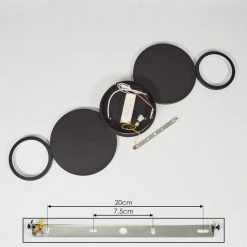 Hofstein Carabajal Deckenleuchte LED Schwarz, 1-flammig -LED Leuchten Verkäufe 2022 carabajal deckenleuchte h3560204 4