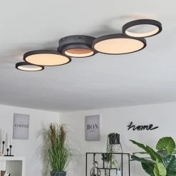 Hofstein Carabajal Deckenleuchte LED Schwarz, 1-flammig -LED Leuchten Verkäufe 2022 carabajal deckenleuchte h3560204 8