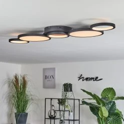 Hofstein Carabajal Deckenleuchte LED Schwarz, 1-flammig -LED Leuchten Verkäufe 2022 carabajal deckenleuchte h3560204 9