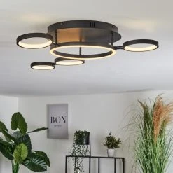 Hofstein Carrisito Deckenleuchte LED Schwarz, 1-flammig -LED Leuchten Verkäufe 2022 carrisito deckenleuchte h3562581 6