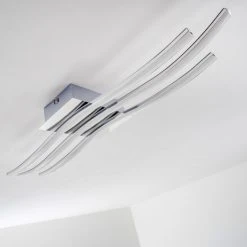 Hofstein Cartago Deckenleuchte LED Chrom, 3-flammig -LED Leuchten Verkäufe 2022 cartago deckenleuchte h3001639 9