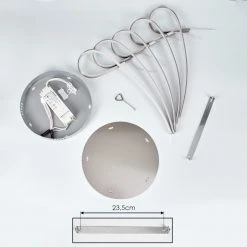 Hofstein Casale Deckenleuchte LED Chrom, 1-flammig -LED Leuchten Verkäufe 2022 casale deckenleuchte h167367 4