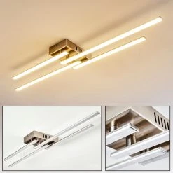 Hofstein Casale Deckenleuchte LED Chrom, 1-flammig -LED Leuchten Verkäufe 2022 casale deckenleuchte h167381 19