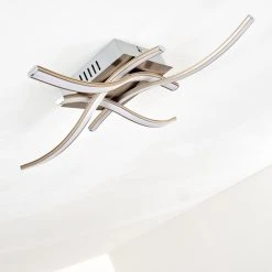 Hofstein Casale Deckenleuchte LED Nickel-Matt, 4-flammig -LED Leuchten Verkäufe 2022 casale deckenleuchte h3011300 do4 12