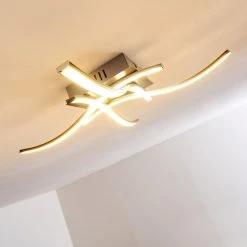 Hofstein Casale Deckenleuchte LED Nickel-Matt, 4-flammig -LED Leuchten Verkäufe 2022 casale deckenleuchte h3011300 do4 15