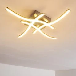 Hofstein Casale Deckenleuchte LED Nickel-Matt, 4-flammig -LED Leuchten Verkäufe 2022 casale deckenleuchte h3011300 do4 4