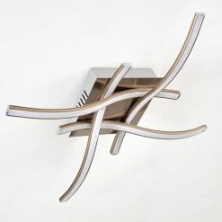 Hofstein Casale Deckenleuchte LED Nickel-Matt, 4-flammig -LED Leuchten Verkäufe 2022 casale deckenleuchte h3011300 do4 5