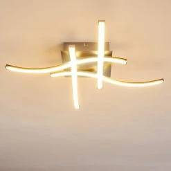 Hofstein Casale Deckenleuchte LED Nickel-Matt, 4-flammig -LED Leuchten Verkäufe 2022 casale deckenleuchte h3011300 do4 6