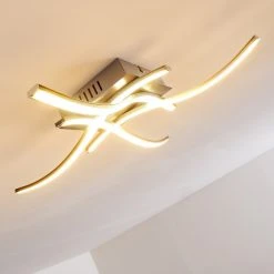 Hofstein Casale Deckenleuchte LED Nickel-Matt, 4-flammig -LED Leuchten Verkäufe 2022 casale deckenleuchte h3011300 do4 7