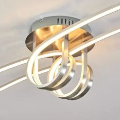 Hofstein Casale Deckenleuchte LED Nickel-Matt, 1-flammig -LED Leuchten Verkäufe 2022 casale deckenleuchte h3011461 do4 10