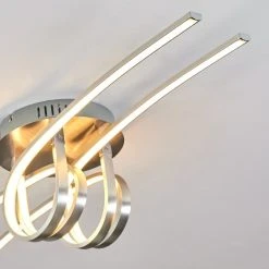 Hofstein Casale Deckenleuchte LED Nickel-Matt, 1-flammig -LED Leuchten Verkäufe 2022 casale deckenleuchte h3011461 do4 5