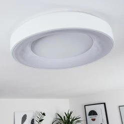 Hofstein Casina Deckenleuchte LED Wei&szlig;, 1-flammig, Fernbedienung -LED Leuchten Verkäufe 2022 casina deckenleuchte h3391587 9