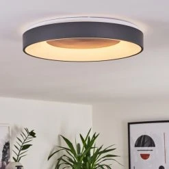 Hofstein Casina Deckenleuchte LED Anthrazit, Wei&szlig;, 1-flammig, Fernbedienung -LED Leuchten Verkäufe 2022 casina deckenleuchte h3391600 10