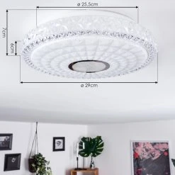 Hofstein Cavalese Deckenleuchte LED Wei&szlig;, 1-flammig -LED Leuchten Verkäufe 2022 cavalese deckenleuchte h3391617 3